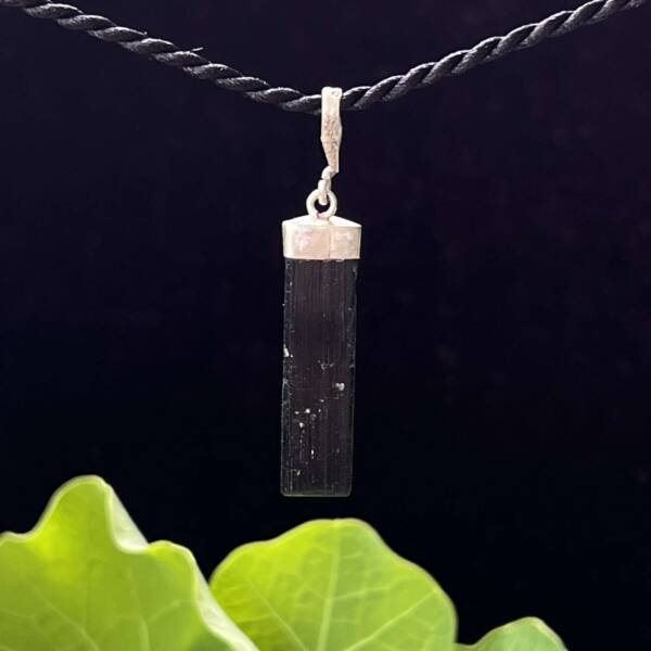 Black tourmaline pendant