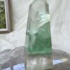 green and clear fluorite obelisk natural crystal home decoration artworks