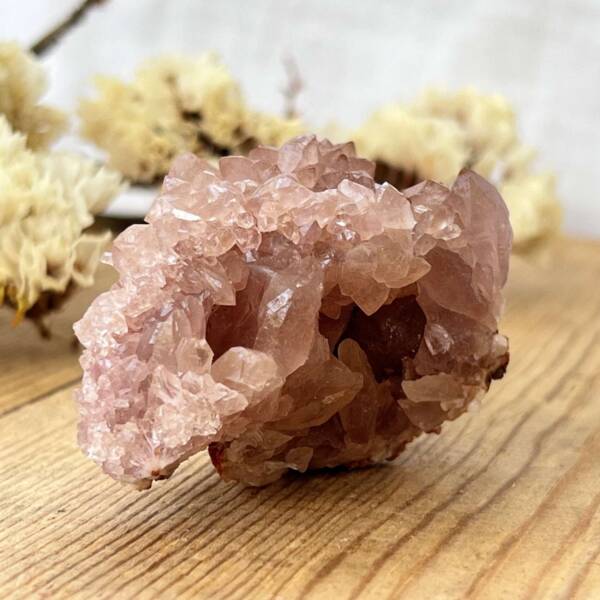 Pink amethyst cluster - Image 3