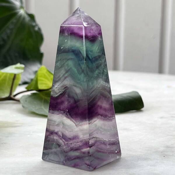 Fluorite obelisk