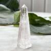 clear quartz obelisk with good clarity