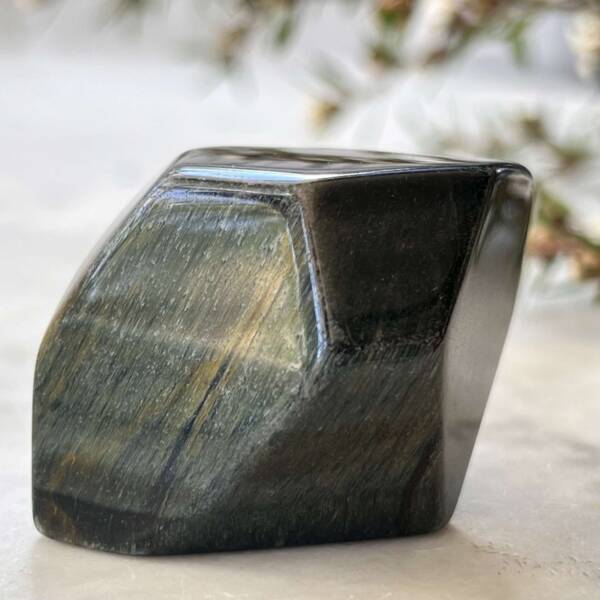 Blue tiger eye freeform