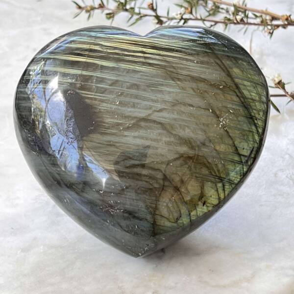 Labradorite heart - Image 6