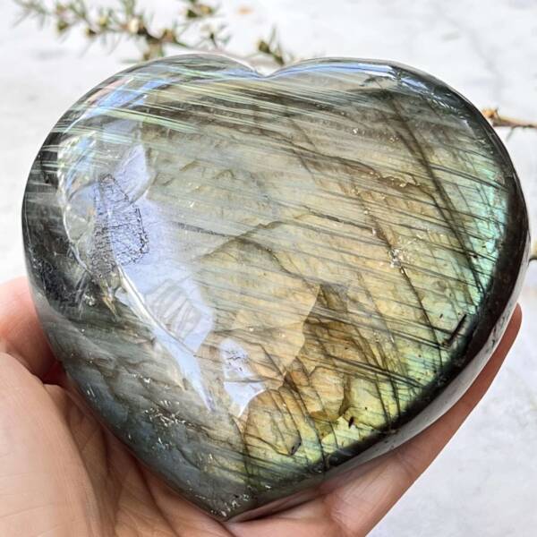 Labradorite heart - Image 5