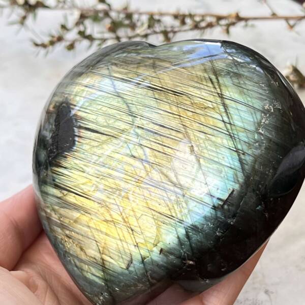 Labradorite heart - Image 4