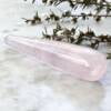 conical rose quartz massage wand