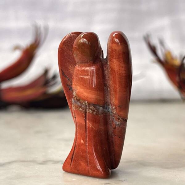 Red jasper angel - Image 2