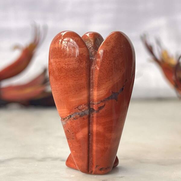Red jasper angel - Image 4