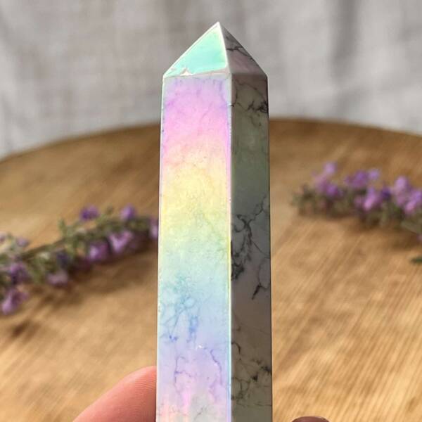 Angel aura howlite tower - Image 5
