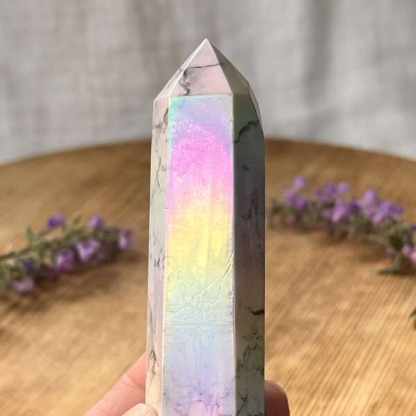 Angel aura howlite tower - Image 2
