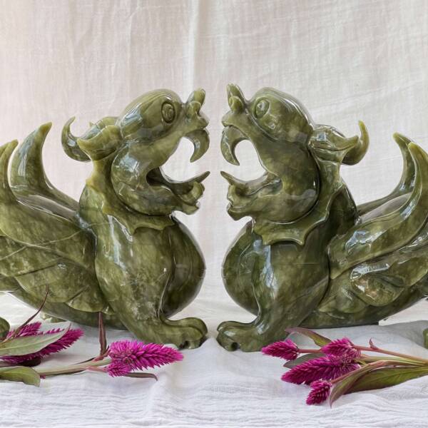 Serpentine Fu Dogs - Image 3