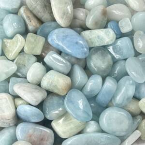 aquamarine tumblestone