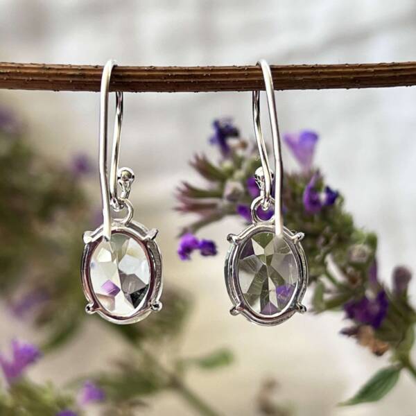 Green amethyst earrings - Image 2
