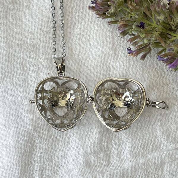 Heart locket gem cage - Image 4