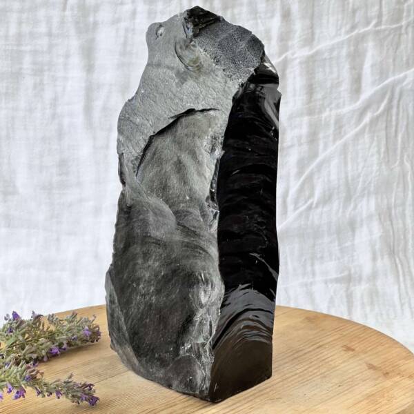 Silver sheen obsidian - Image 2
