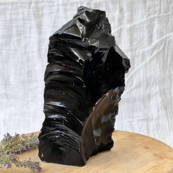 Silver sheen obsidian - Image 6