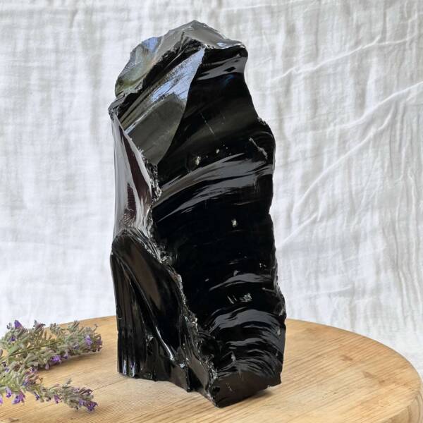 Silver sheen obsidian - Image 3