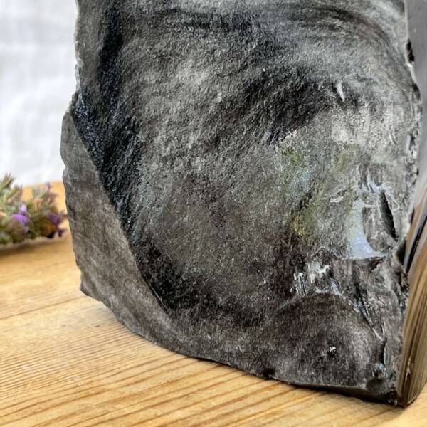 Silver sheen obsidian - Image 5