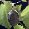 golden obsidian pendant