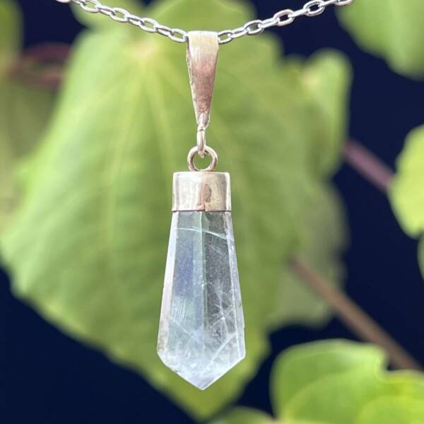 blue fluorite pendant