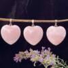 rose quartz heart pendant