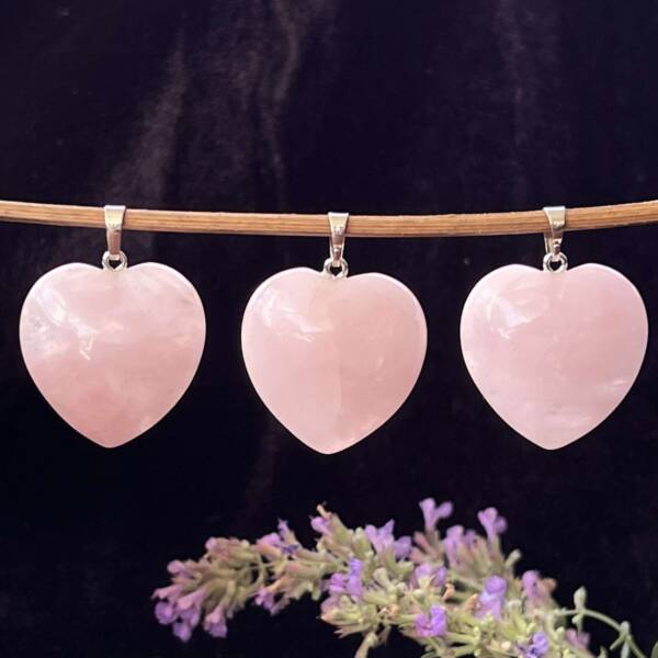 Rose quartz pendant - Image 2