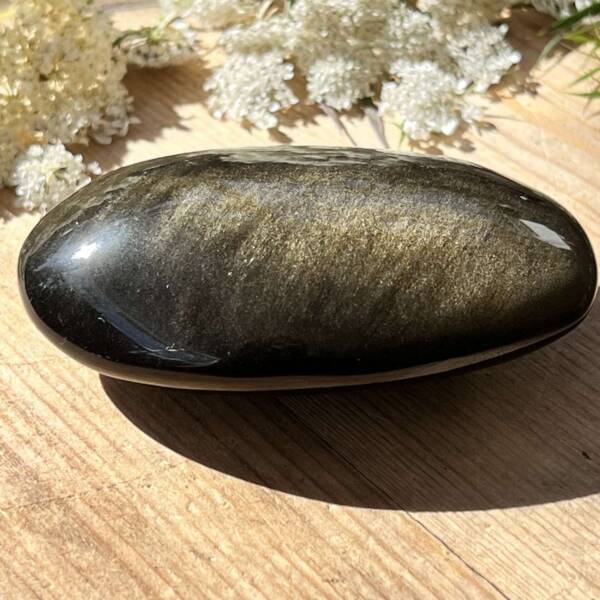Golden sheen obsidian soapstone - Image 3