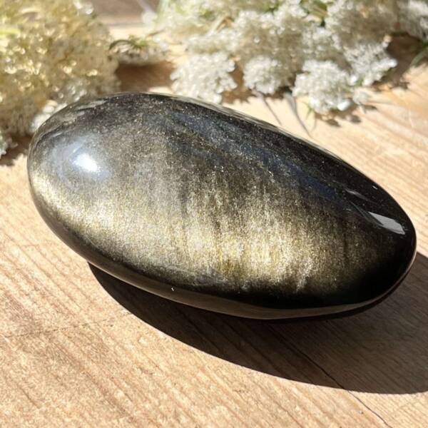 Golden sheen obsidian soapstone - Image 4