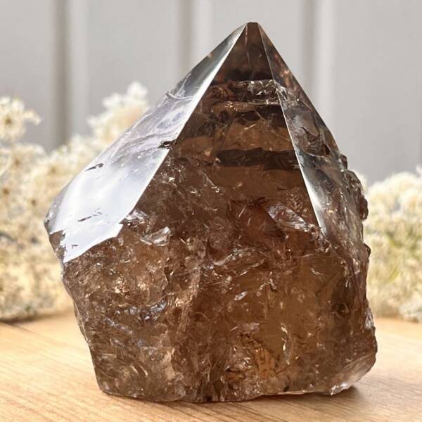 Smokey quartz - part polished - Image 6