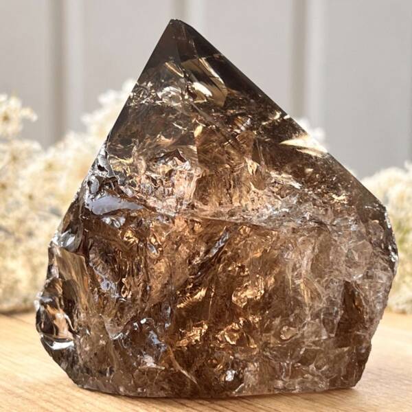 Smokey quartz - part polished - Image 5