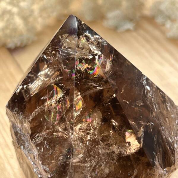 Smokey quartz - part polished - Image 3