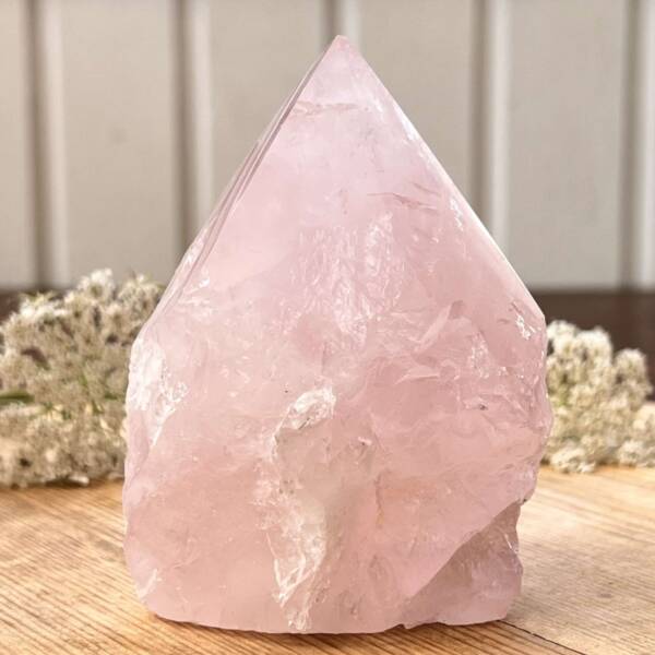 Rose quartz - part polished - Image 6
