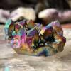 rainbow aura quartz cluster