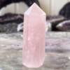 rose quartz tower point