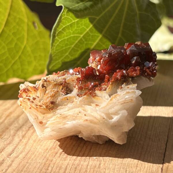 Vanadinite on gypsum - Image 7