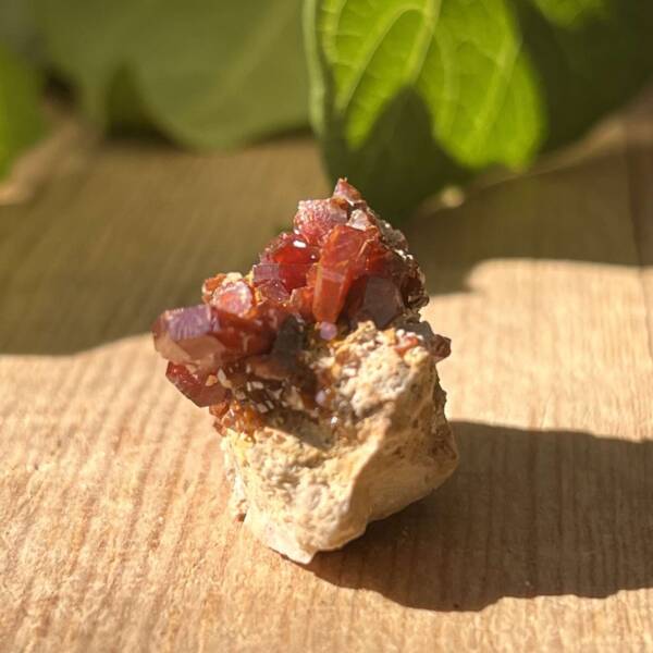 Vanadinite on gypsum - Image 5