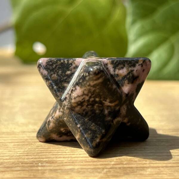Rhodonite merkaba - Image 5