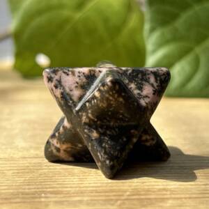 rhodonite merkaba