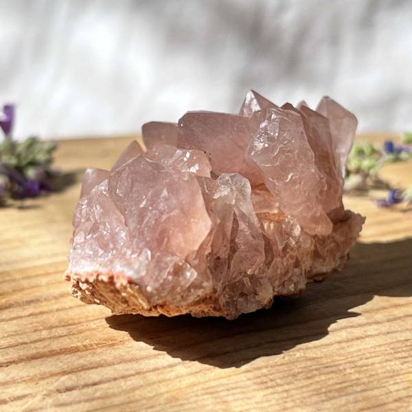 Pink amethyst cluster - Image 3