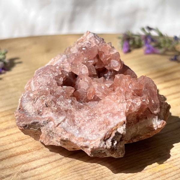Pink amethyst cluster - Image 4