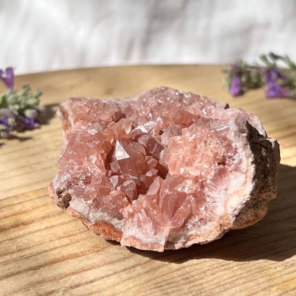 Pink amethyst cluster - Image 3