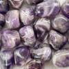 chevron amethyst tumblestones