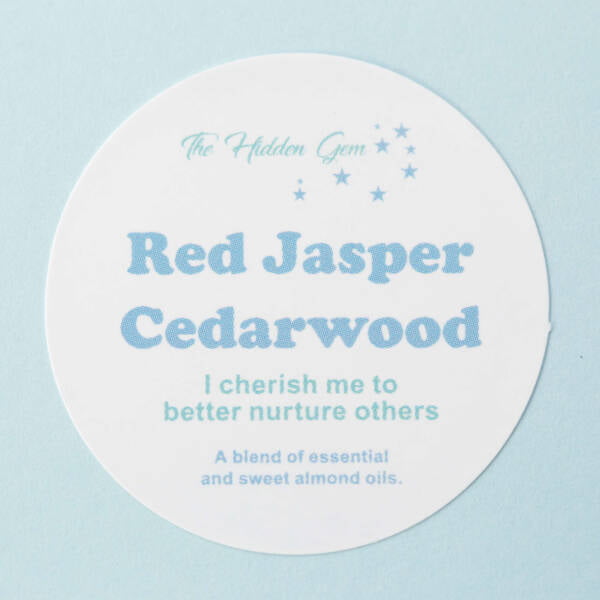 Red jasper and cedarwood positive affirmation oil - Image 4