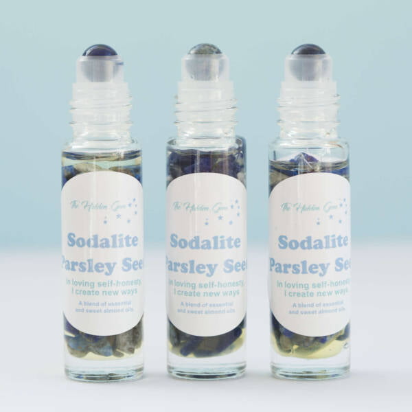 Sodalite and parsley seed positive affirmation oil - Image 3