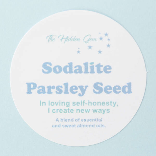 Sodalite and parsley seed positive affirmation oil - Image 4