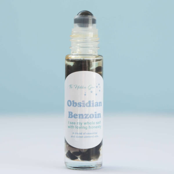 Obsidian and benzoin positive affirmation oil - Image 5