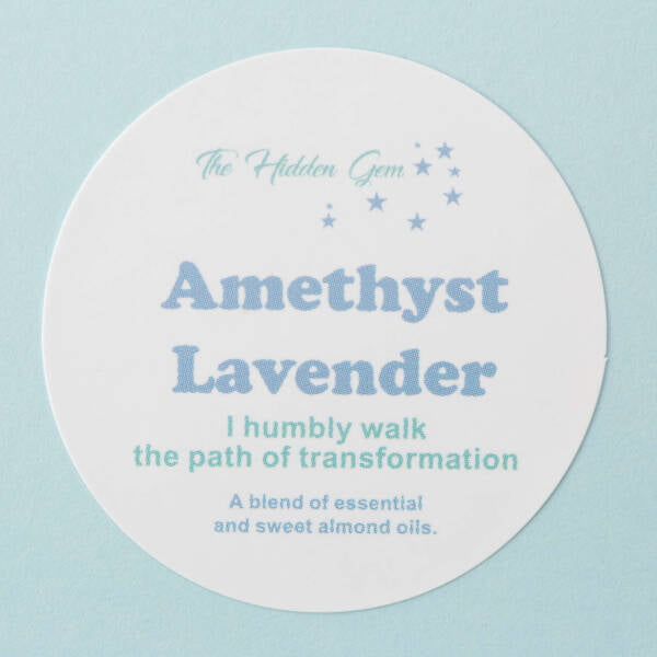 Amethyst and lavender positive affirmation oil - Image 4