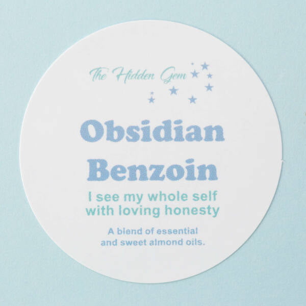 Obsidian and benzoin positive affirmation oil - Image 4