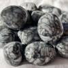 black and grey pinolith tumblestones