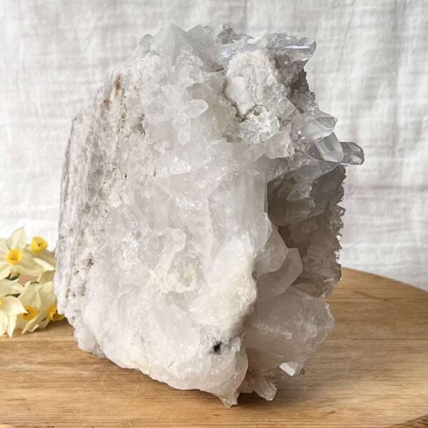 clear quartz cluster